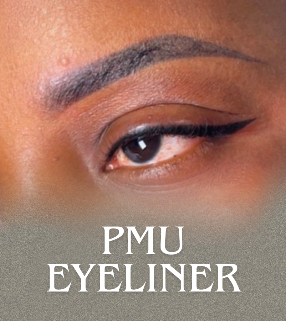 Permanent makeup eyeliner enhancement