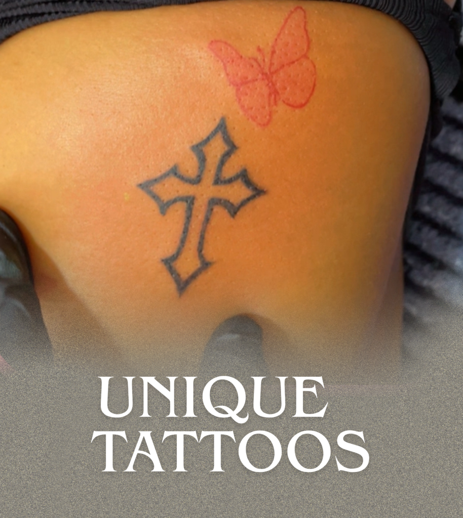 Small artistic body tattoo design