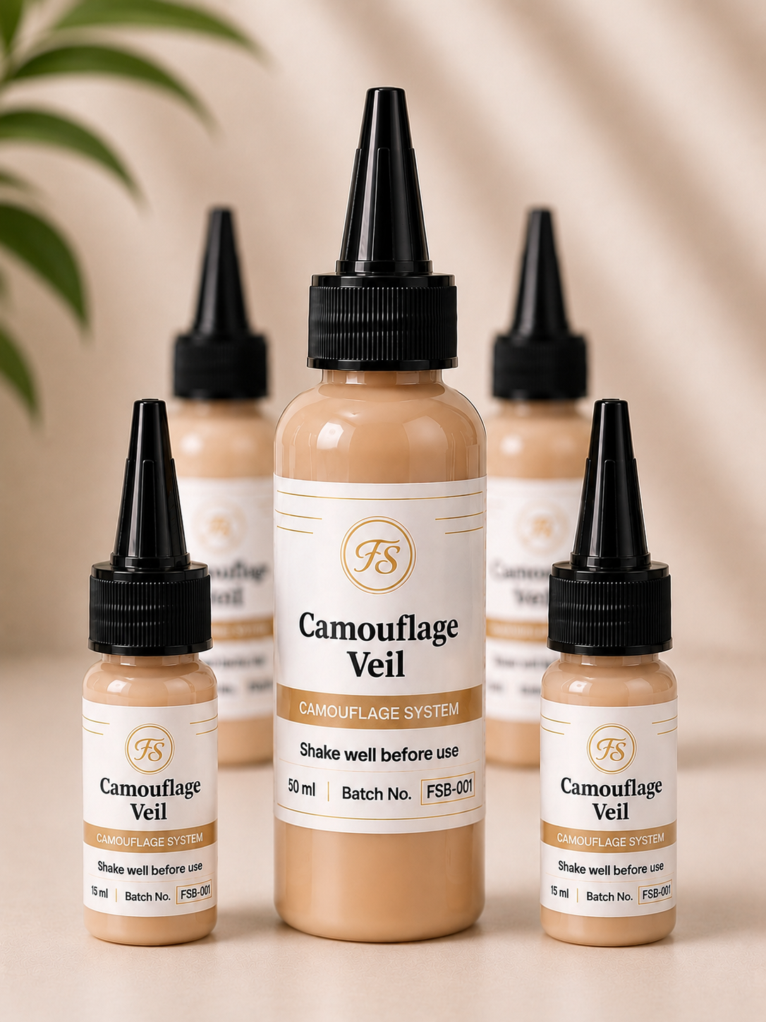 Camouflage Veil pigment for PMU camouflage work